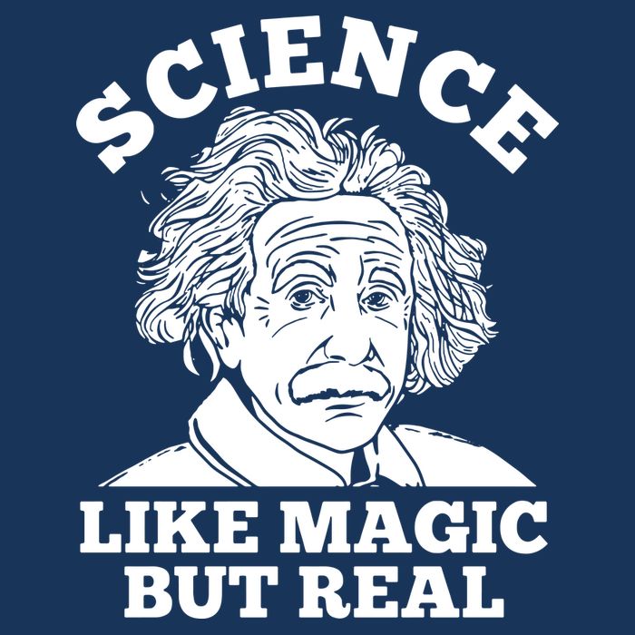 Science Like Magic But Real Einstein Drawstring Bag