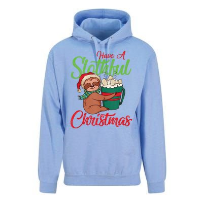 Sloth Lover Merry Slothmas Xmas Holiday Sloth Christmas Tank Top Unisex Surf Hoodie