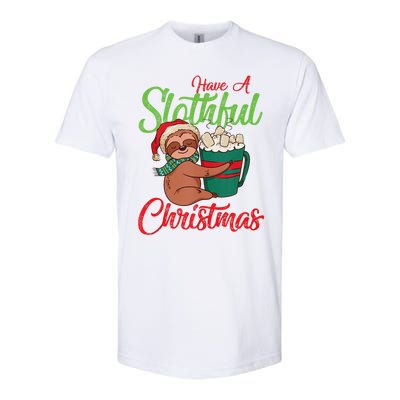 Sloth Lover Merry Slothmas Xmas Holiday Sloth Christmas Tank Top Softstyle CVC T-Shirt