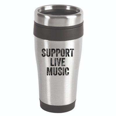 Support Live Music Concert Music Band Lover Live 16oz Travel Tumbler