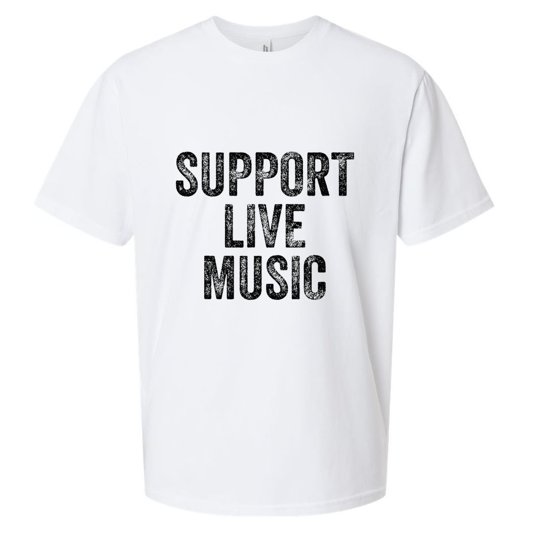 Support Live Music Concert Music Band Lover Live Sueded Cloud Jersey T-Shirt