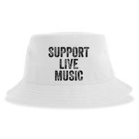 Support Live Music Concert Music Band Lover Live Sustainable Bucket Hat