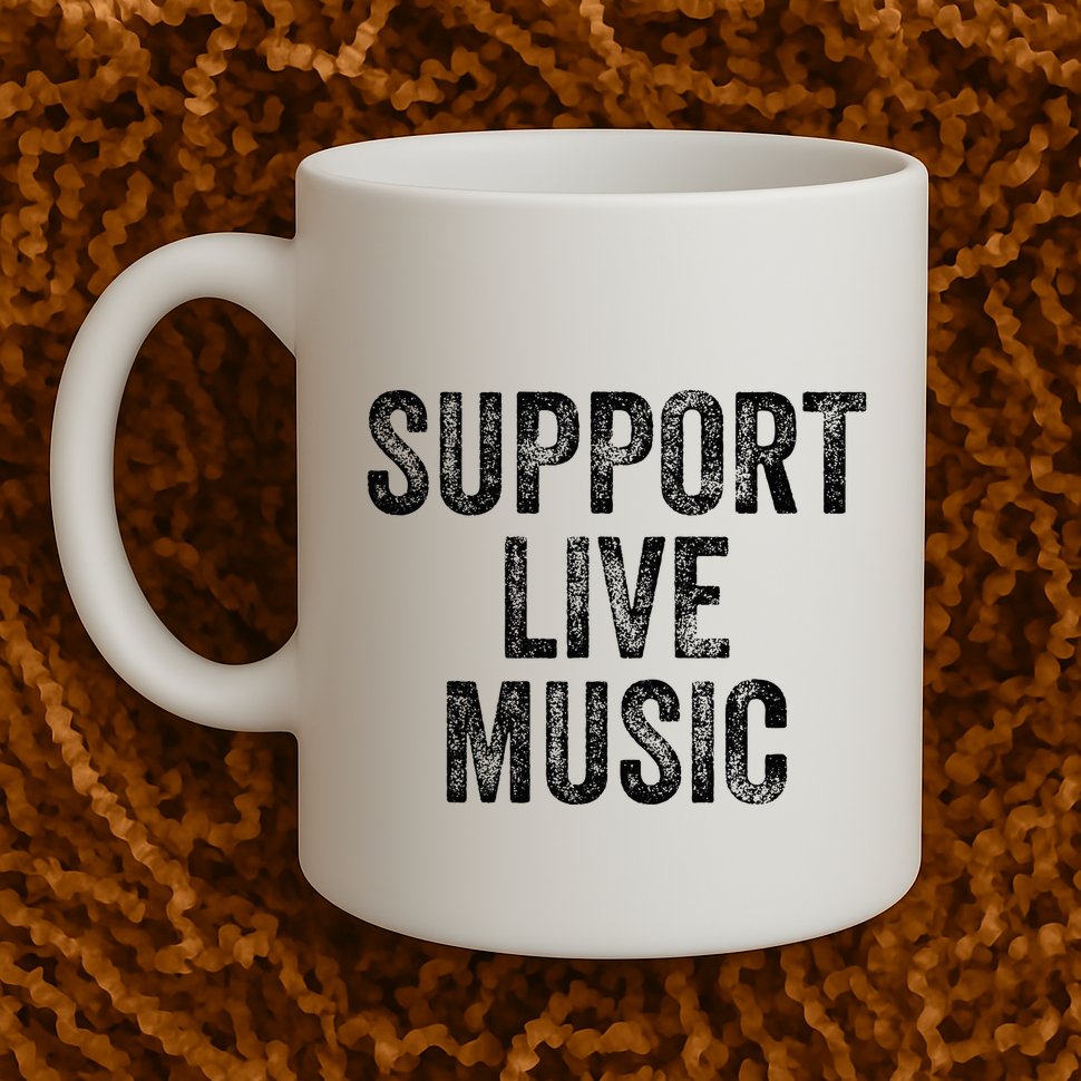 Support Live Music Concert Music Band Lover Live Mug