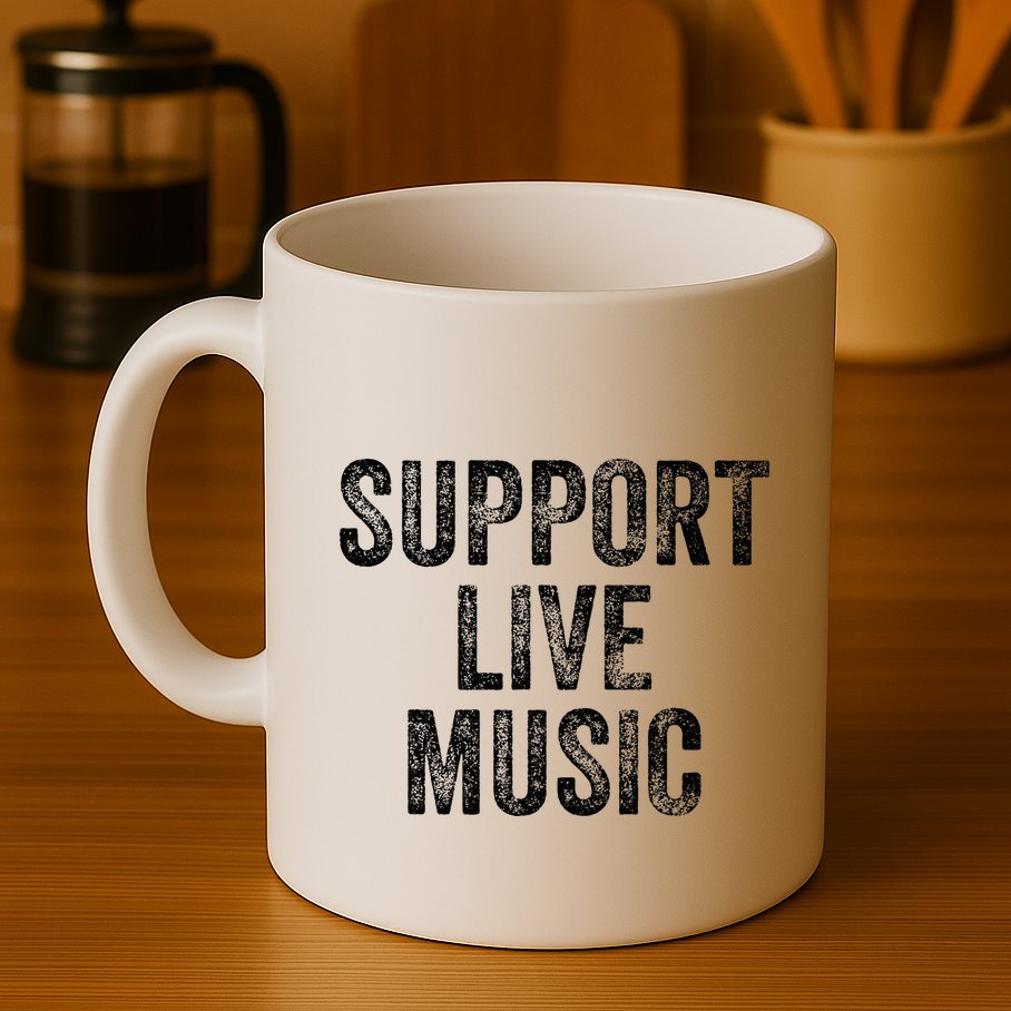 Support Live Music Concert Music Band Lover Live Mug