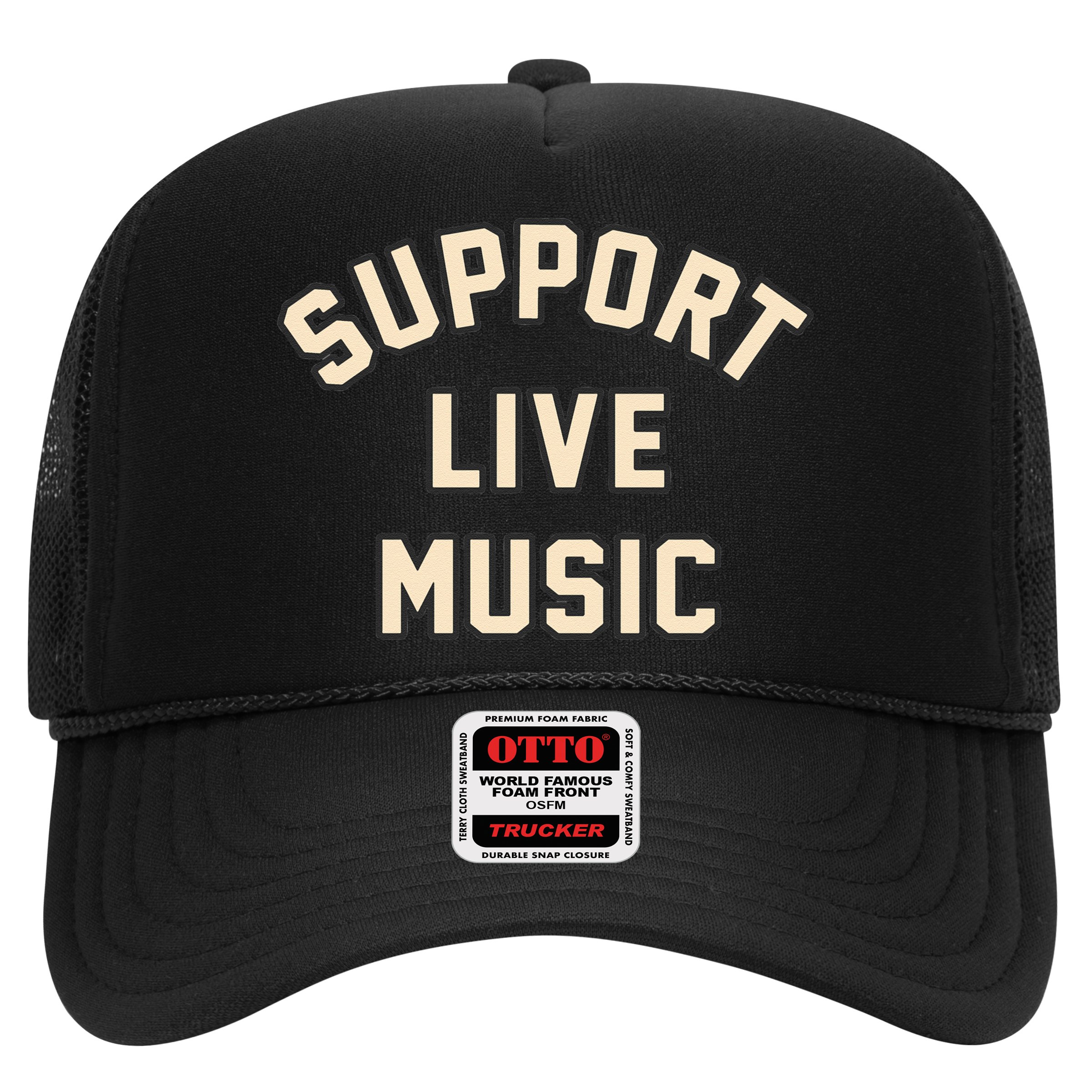 Support Live Music Musicians Local Bands Artists Music Lover Hat