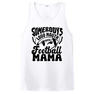 Somebodys Loud Mouth Football Mama PosiCharge Competitor Tank