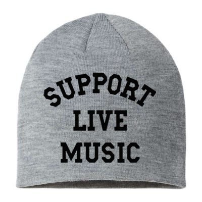 Support Live Music Local Bands Local Music Concert Sustainable Beanie