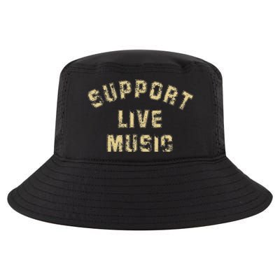 Support Live Music Musicians Concertgoers Music Lovers Cool Comfort Performance Bucket Hat