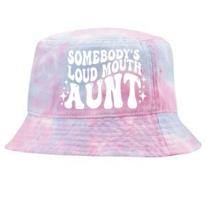 Somebody’s Loud Mouth Aunt Retro Wavy Groovy Tie-Dyed Bucket Hat