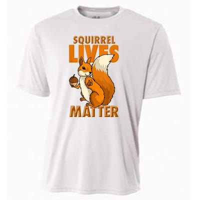 Squirrel Lives Matter I Love Squirrels Cooling Performance Crew T-Shirt