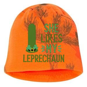 She Likes My Leprechaun Funny Saint PatrickS Day Couple Sex Joke Funny Kati - Camo Knit Beanie