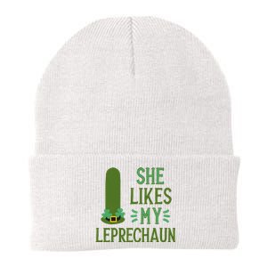 She Likes My Leprechaun Funny Saint PatrickS Day Couple Sex Joke Funny Knit Cap Winter Beanie