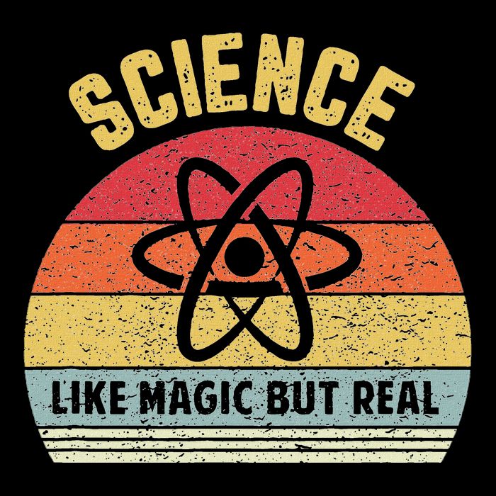 Science Like Magic But Real Funny Retro Science Teacher Mousepad
