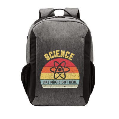 Science Like Magic But Real Funny Retro Science Teacher Vector Backpack