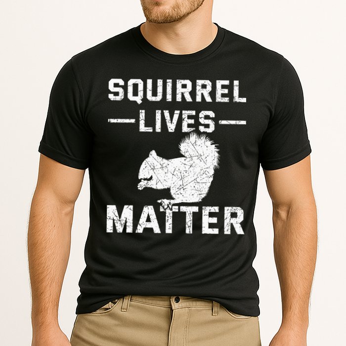 Squirrel Lives Matter Squirrel Cooling Performance Crew T-Shirt