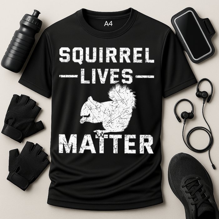 Squirrel Lives Matter Squirrel Cooling Performance Crew T-Shirt