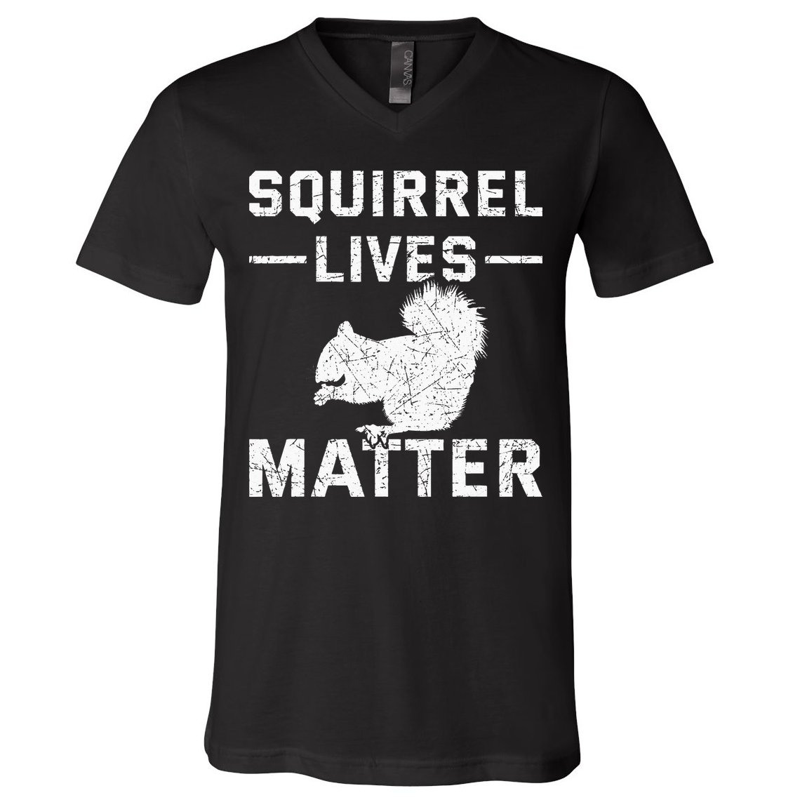 Squirrel Lives Matter Squirrel V-Neck T-Shirt