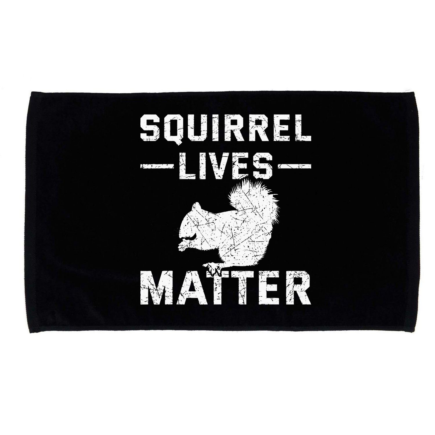 Squirrel Lives Matter Squirrel Microfiber Hand Towel