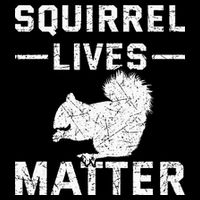 Squirrel Lives Matter Squirrel Cropped Pullover Crew