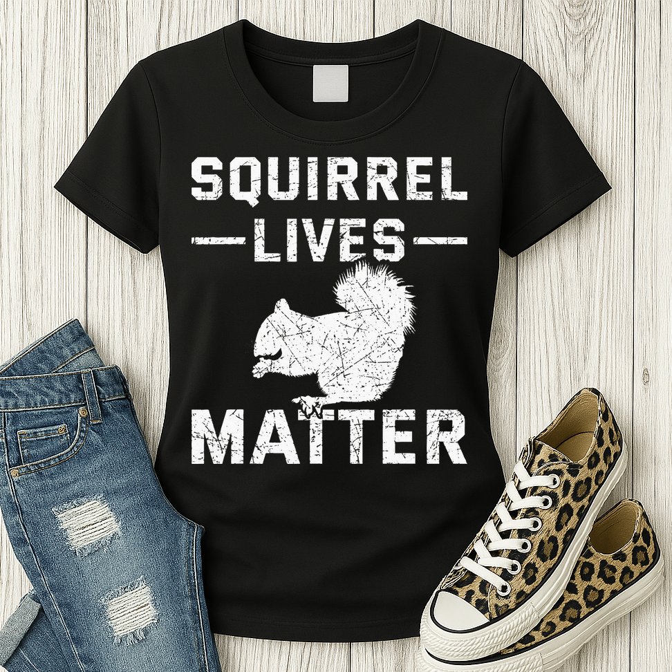 Squirrel Lives Matter Squirrel Womens T-Shirt