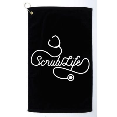 Scrub Life Nurse Doctor Stethoscope Passionate Medical RN Golf Towel