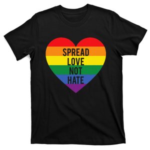 Spread Love Not Hate Inspirational T-Shirt