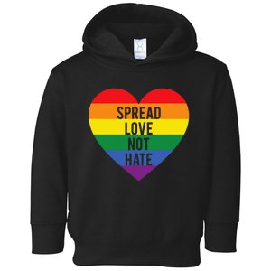 Spread Love Not Hate Inspirational Toddler Hoodie