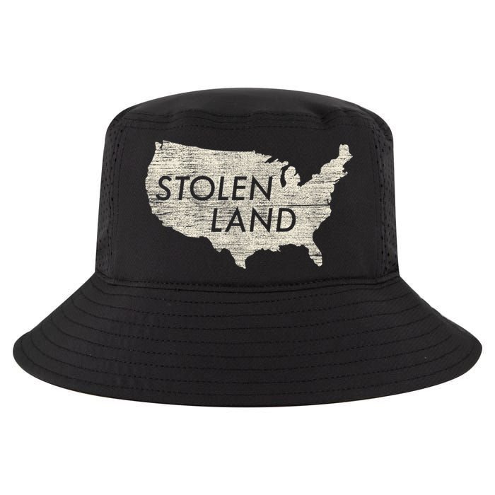 Stolen Land Native American Indigenous Cool Comfort Performance Bucket Hat