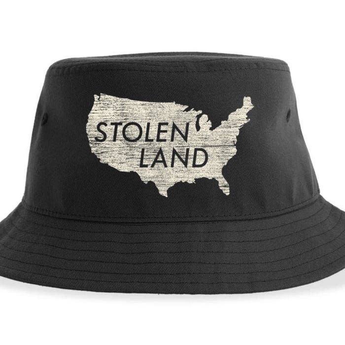 Stolen Land Native American Indigenous Sustainable Bucket Hat