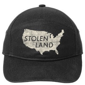 Stolen Land Native American Indigenous 7-Panel Snapback Hat