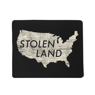 Stolen Land Native American Indigenous Mousepad