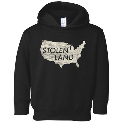 Stolen Land Native American Indigenous Toddler Hoodie