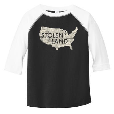 Stolen Land Native American Indigenous Toddler Fine Jersey T-Shirt