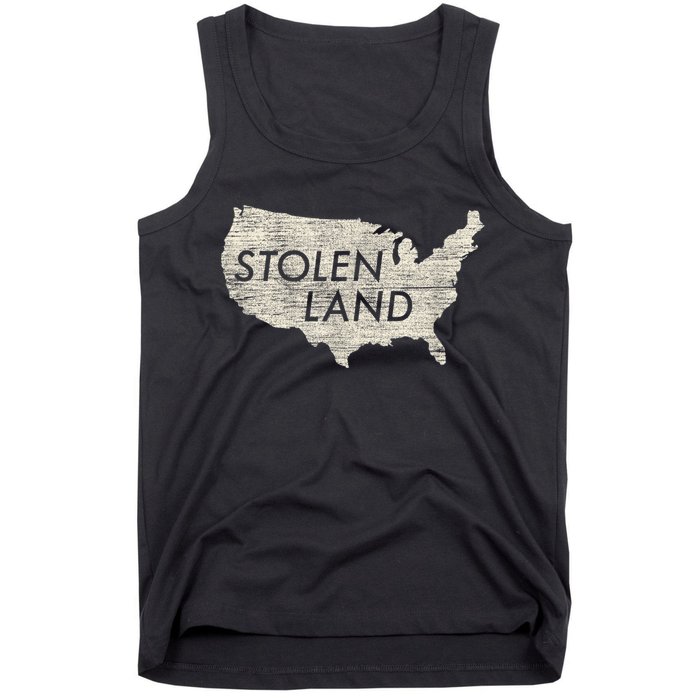 Stolen Land Native American Indigenous Tank Top