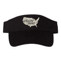 Stolen Land Native American Indigenous Valucap Bio-Washed Visor