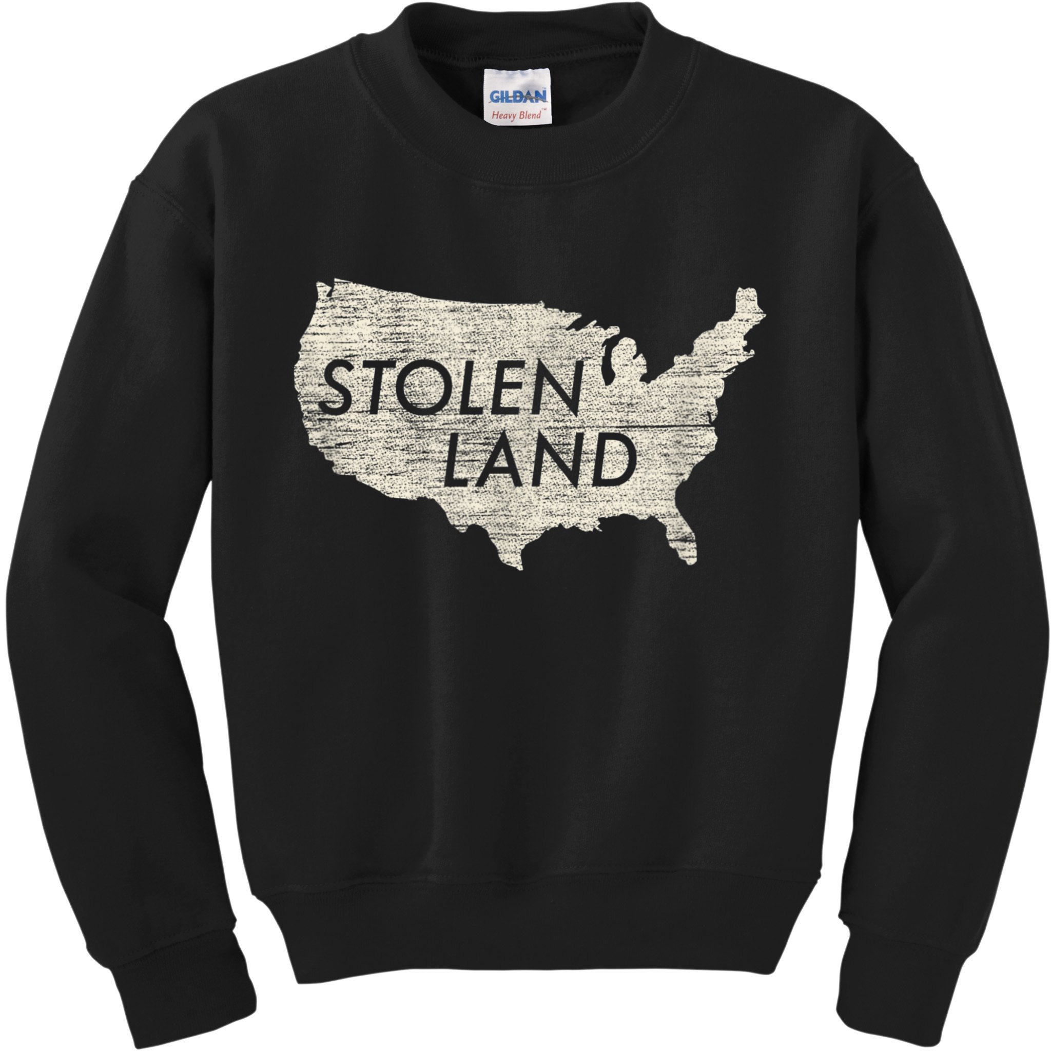 Stolen Land Native American Indigenous Kids Sweatshirt