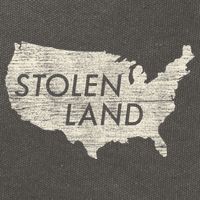 Stolen Land Native American Indigenous Cotton Canvas Backpack