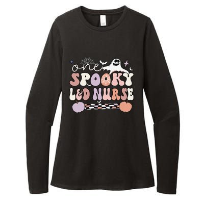 Spooky L&D Nurse Halloween Labor And Delivery Nurse Womens CVC Long Sleeve Shirt