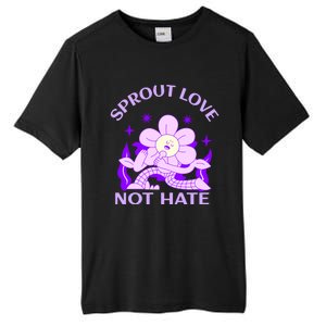 Sprout Love Not Hate Eracing Hate And Racism Together Gift Tall Fusion ChromaSoft Performance T-Shirt