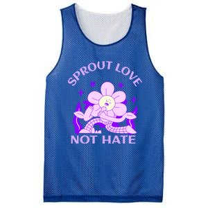 Sprout Love Not Hate Eracing Hate And Racism Together Gift Mesh Reversible Basketball Jersey Tank