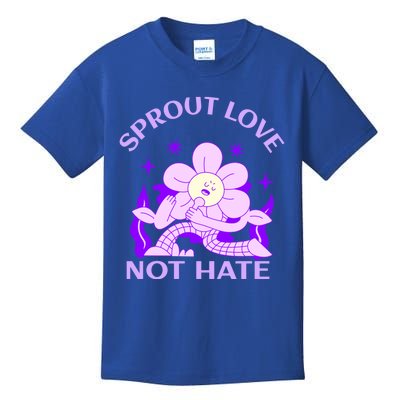 Sprout Love Not Hate Eracing Hate And Racism Together Gift Kids T-Shirt