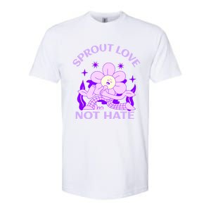 Sprout Love Not Hate Eracing Hate And Racism Together Gift Softstyle CVC T-Shirt