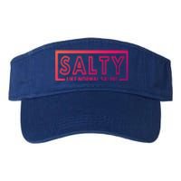 Salty Like Normal Saline Nurse Medical Funny Nurse Funny Gift Valucap Bio-Washed Visor