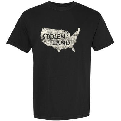 Stolen Land Native American Indigenous Garment-Dyed Heavyweight T-Shirt