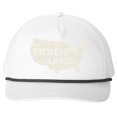 Stolen Land Native American Indigenous Snapback Five-Panel Rope Hat