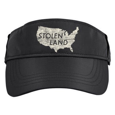 Stolen Land Native American Indigenous Adult Drive Performance Visor