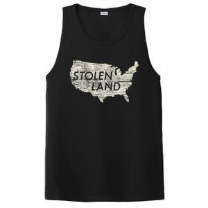 Stolen Land Native American Indigenous PosiCharge Competitor Tank