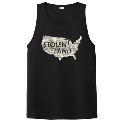 Stolen Land Native American Indigenous PosiCharge Competitor Tank