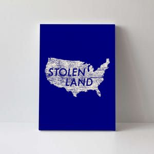 Stolen Land Native American Indigenous Canvas