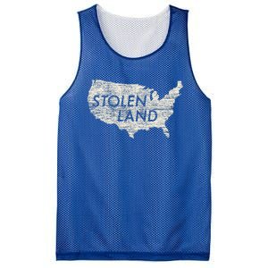 Stolen Land Native American Indigenous Mesh Reversible Basketball Jersey Tank